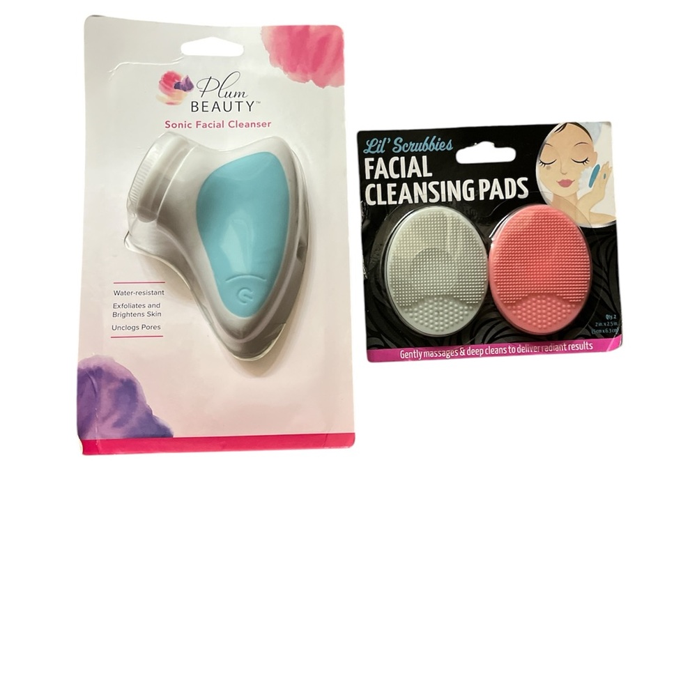 Plum Beauty Sonic Facial Cleanser and Cleansing Pads